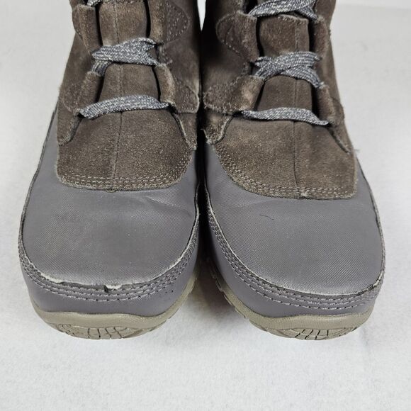 The North Face Women's Nuptse Purna Boot Size 7 Waterproof Faux Fur Winter Suede - Picture 10 of 16